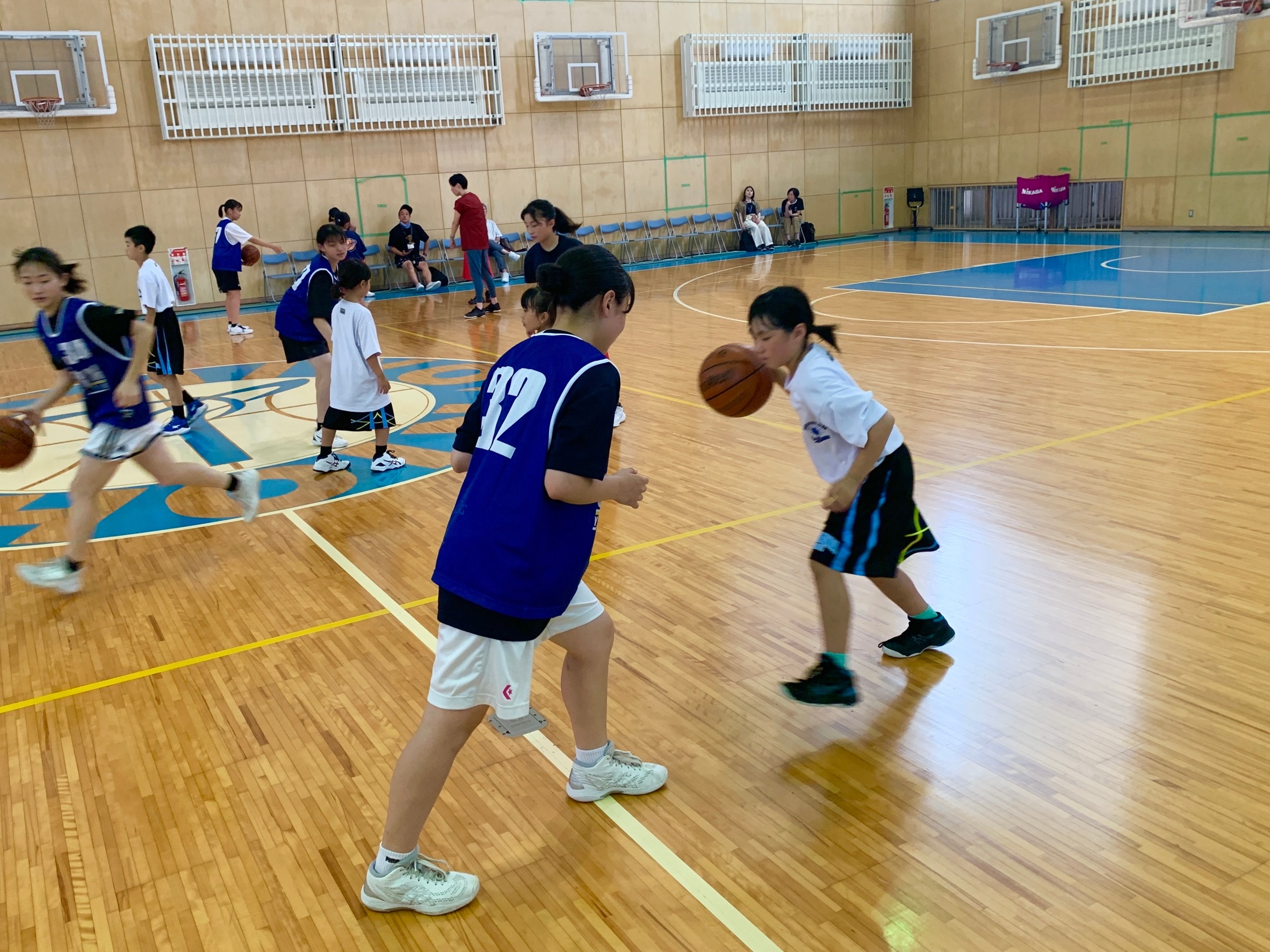 高校女子バスケットボール部 小学生クリニック | 八千代松陰学園